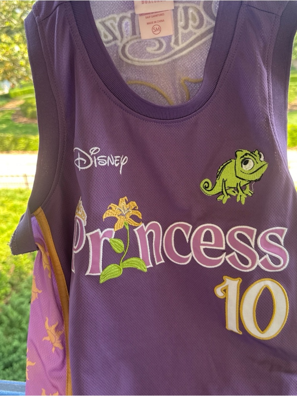 Disney Purple Princess Tank Top with Pascal & Floral Accents